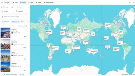 Οικονομικά ταξίδια “Anywhere” με το Google Flights