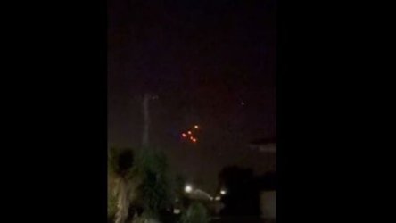 Ορατοί από την Κύπρο οι πύραυλοι του Ιράν προς το Ισραήλ (Βίντεο)