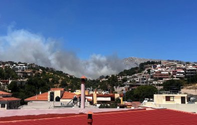 Μεγάλη φωτιά τώρα στη Χίο – Ήχησε το 112