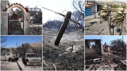 Στάχτη και ερείπια σε Κερατέα και Ανάβυσσο μετά τη φωτιά – Αποκαρδιωτικές εικόνες (βίντεο)