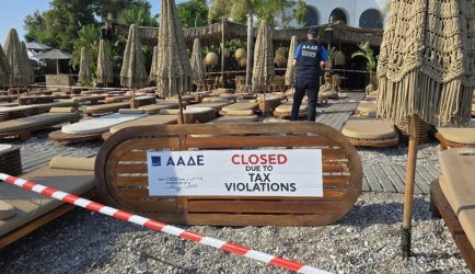 Πρόστιμο και λουκέτο 48 ωρών σε γνωστό beach restaurant στη Ρόδο από την ΑΑΔΕ