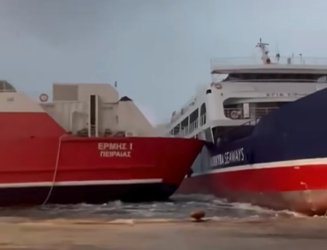 Ηγουμενίτσα: Συγκρούστηκαν δυο πλοία στο λιμάνι – Έσπασαν οι κάβοι