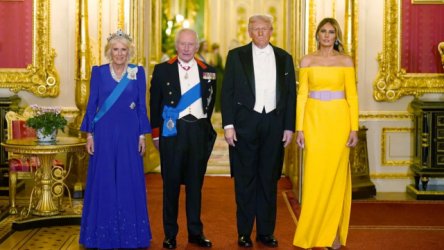 Επίσημο δείπνο Βασιλιά Καρόλου σε Ντόναλντ Τραμπ: Έλαμψε η Μελάνια, “μαγεία” η Κέιτ Μίντλετον – Το βασιλικό μενού και οι 160 καλεσμένοι  (Εικόνες & βίντεο)