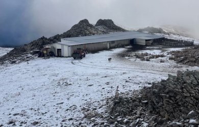 Έπεσαν τα πρώτα χιόνια στη Σαμαρίνα: «Αποκλεισμένοι» οι κτηνοτρόφοι στα θερινά βοσκοτόπια λόγω της ευλογιάς