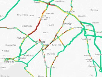 Κίνηση στους δρόμους της Αθήνας: Πού έχει μποτιλιάρισμα σήμερα