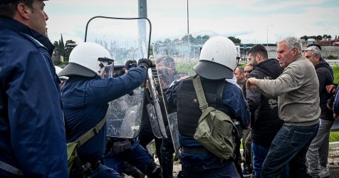 Αγρότες: Δικογραφία για τα επεισόδια στο μπλόκο κοντά στο αεροδρόμιο «Μακεδονία»