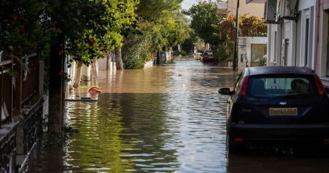 «Πνίγηκε» από τη βροχή το ΒΑ Αιγαίο
