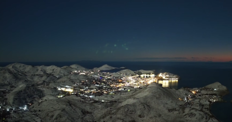 Λευκό τοπίο στη Λήμνο: Η Μύρινα «πνιγμένη» στο χιόνι την Πρωτοχρονιά (Βίντεο)