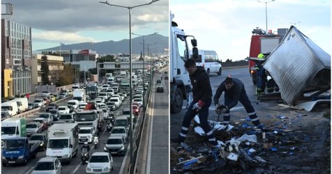 Τροχαίο με φορτηγά στον Κηφισό: Νεκρός ο ένας οδηγός – Ουρά 17 χιλιομέτρων (βίντεο)