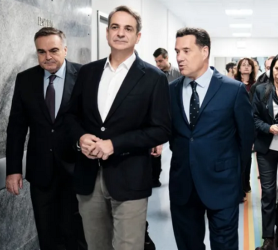 Στα εγκαίνια του ανακαινισμένου ΤΕΠ στον Ερυθρό Σταυρό ο Μητσοτάκης