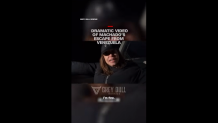 “Είμαι ζωντανή και ασφαλής”: Το βίντεο από την κινηματογραφική διαφυγή της Ματσάδο από τη Βενεζουέλα