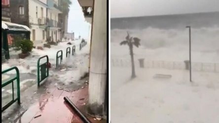 Στο έλεος της κακοκαιρίας η Σικελία: Προκλήθηκε “τσουνάμι” από τον κυκλώνα Χάρι – Πλημμύρισαν πολλές περιοχές (Βίντεο)