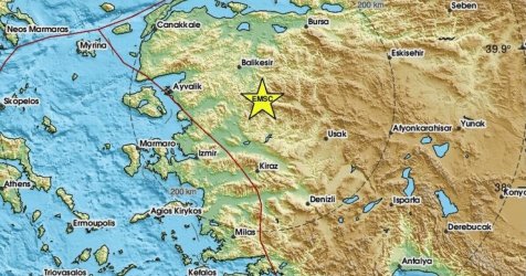 Σεισμός 5,0 Ρίχτερ στην Τουρκία – Αισθητός στην Μυτιλήνη