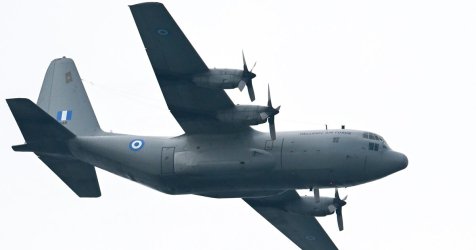 Απογειώθηκε για Ρουμανία το C130 που θα μεταφέρει τις σορούς των οπαδών του ΠΑΟΚ