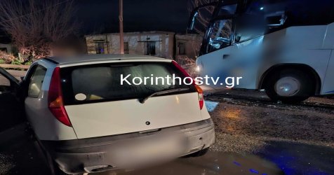 Κόρινθος: Σοβαρό τροχαίο στον Άσσο – Ι.Χ συγκρούστηκε με λεωφορείο (video-φωτό)