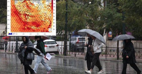 Επικίνδυνες οι επόμενες ώρες: 9 μποφόρ μέσα στην πόλη της Θεσσαλονίκης – Πότε τελειώνει η κακοκαιρία