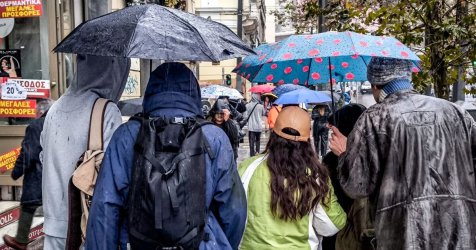 4 επικίνδυνες ώρες στην Αθήνα σήμερα: Τι ώρα θα βρέχει πολύ – Live χάρτης