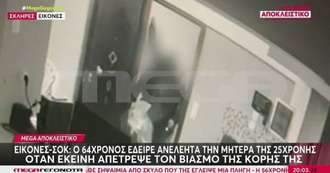 Κυψέλη: Βίντεο ντοκουμέντο από την απόπειρα βιασμού 25χρονης – Η στιγμή που ο 64χρονος χτυπά τη μητέρα