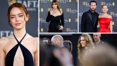 BAFTA 2026: Πρίγκιπας Ουίλιαμ και Κέιτ Μίντλετον, Ντι Κάπριο, Μπελούτσι, Έμα Στόουν στο κόκκινο χαλί – Τα μεγάλα φαβορί της βραδιάς (Εικόνες)