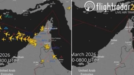 Μέση Ανατολή: Άδειασε ο εναέριος χώρος του Ντουμπάι – Το πριν και το μετά (Βίντεο)
