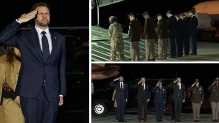 Τζέι Ντι Βανς: Υποδέχτηκε τη σωρό του έβδομου Αμερικανού στρατιώτη που σκοτώθηκε στη Μέση Ανατολή (Εικόνες & Βίντεο)