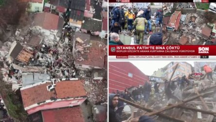 Δύο κτίρια κατέρρευσαν στην Κωνσταντινούπολη: Αναφορές για τραυματίες, σε εξέλιξη έρευνες κάτω από τα συντρίμμια (Εικόνες & Βίντεο)