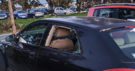 Βανδαλισμοί στο Ηράκλειο: Άγνωστοι έσπασαν αυτοκίνητα στο αεροδρόμιο «Ν. Καζαντζάκης»