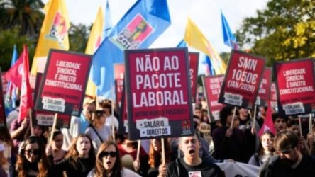 Πορτογαλία: Δεκάδες χιλιάδες εργαζόμενοι στους δρόμους της Λισαβόνας, ενάντια στην καταστρατήγηση των δικαιωμάτων τους