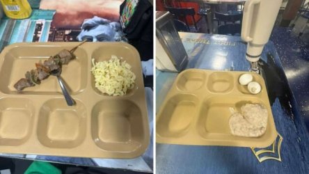 ΗΠΑ: Σάλος νέες φωτογραφίες από γεύματα Αμερικανών στο αεροπλανοφόρο “Αβραάμ Λίνκολν” – Ένα καλαμάκι, λίγα ζυμαρικά και άδειοι δίσκοι