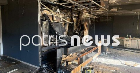 Γαστούνη: Έκαψαν το νέο κατάστημα του περιπτερά που είχε ξυλοκοπηθεί άγρια από ομάδα Ρομά