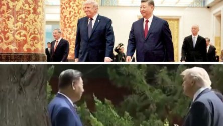 Ο διάλογος του Ντόναλντ Τραμπ και του Σι Τζινπίνγκ για τα δέντρα… που “έπιασε” το ανοιχτό μικρόφωνο (Βίντεο)