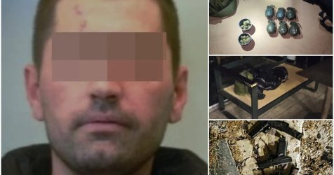 Μικρολίμανο: Αυτά είναι τα όπλα και οι χειροβομβίδες που είχε πάνω του ο κακοποιός