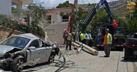 «Σοκαριστικές εικόνες από το τροχαίο με γερανοφόρο στην Ηλιούπολη: «Θαύμα που δεν θρηνήσαμε θύματα» (Βίντεο)»