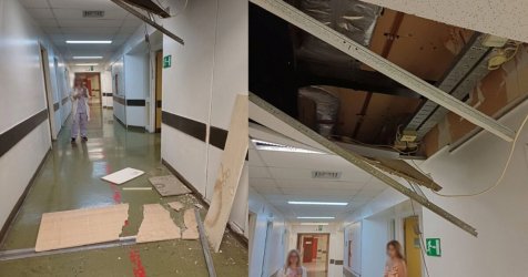 Πτώση οροφής στο Θριάσιο Νοσοκομείου – «Σοβαρότατο κτιριακό πρόβλημα, επικίνδυνες ελλείψεις», καταγγέλλουν οι εργαζόμενοι