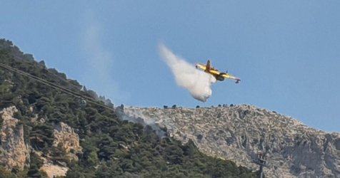 Φωτιά σε δασική έκταση στα Ζησιμαίικα Αχαΐας