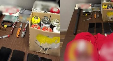Το οπλοστάσιο από τις συμμορίες της Καλλιθέας – Μαχαίρια, φυσίγγια και σιδερογροθιές