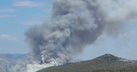 Εκτός ελέγχου η φωτιά στην Οινόη – 144 πυροσβέστες και εναέρια μέσα, μήνυμα από το 112 (βίντεο)