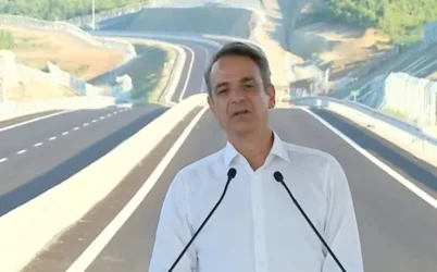 Ε65: «Το είπαμε και το κάναμε» – Το μήνυμα Μητσοτάκη στα εγκαίνια του αυτοκινητοδρόμου