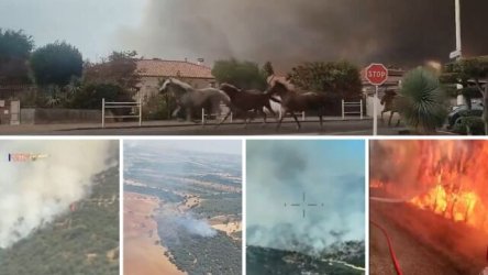 Παραδομένες στο πύρινο τέρας Ισπανία και Γαλλία: “Είμαστε σε πόλεμο” – Έχουν εγκαταλείψει τα σπίτια τους 360.000 άνθρωποι, αυξάνεται η θερμοκρασία (Βίντεο)