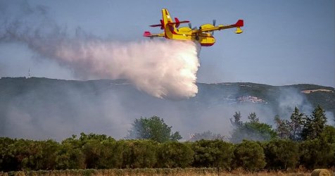 Νέο πύρινο μέτωπο – Φωτιά στην Κυρά Φαρσάλων στη Λάρισα