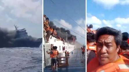 Ινδονησία: Βίντεο από το πλοίο που τυλίχτηκε στις φλόγες – Τουλάχιστον πέντε νεκροί και 41 αγνοούμενοι από την πυρκαγιά