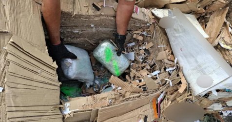 Θεσσαλονίκη: Έκρυψαν 324 κιλά κάνναβης σε φορτίο ανακύκλωσης, πώς τους «ξεσκέπασε» το ελληνικό FBI