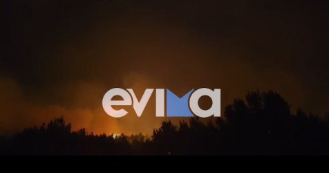 Φωτιά στη Σκύρο: Ολονύχτια μάχη με τις φλόγες – Κρίσιμες οι επόμενες ώρες