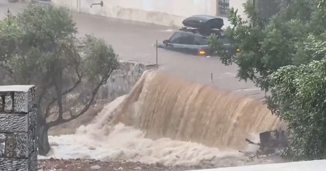 Μάνη: Ακραία καταιγίδα με 141 χιλιοστά βροχής σε 4 ώρες – Πάνω από 2.000 οι κεραυνοί