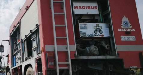 Φωτιά σε σχολικό στη λεωφόρο Αθηνών – Σουνίου